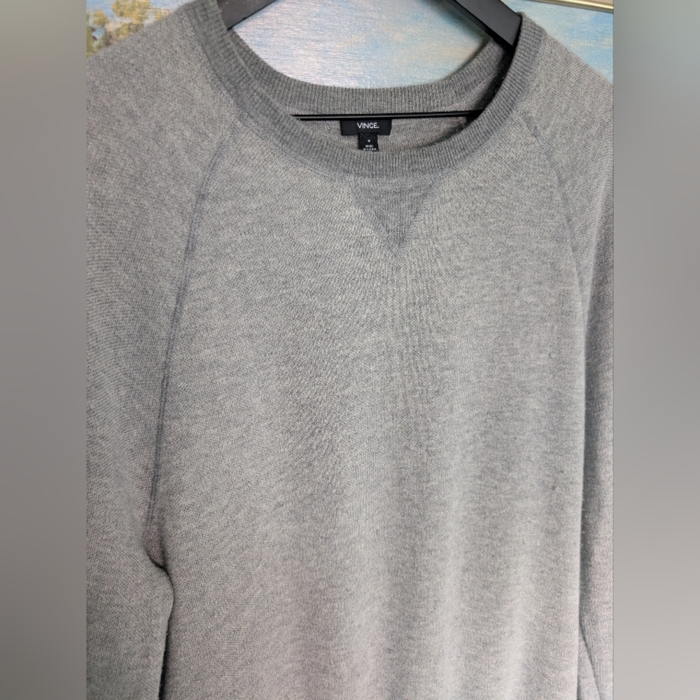 Vince Gray Wool Sweater